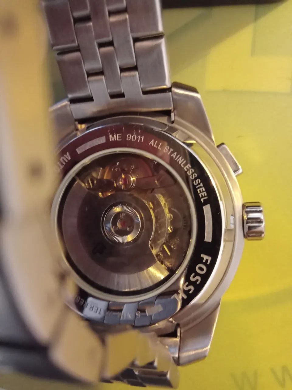 Relógio pulso masculino Fossil automático 