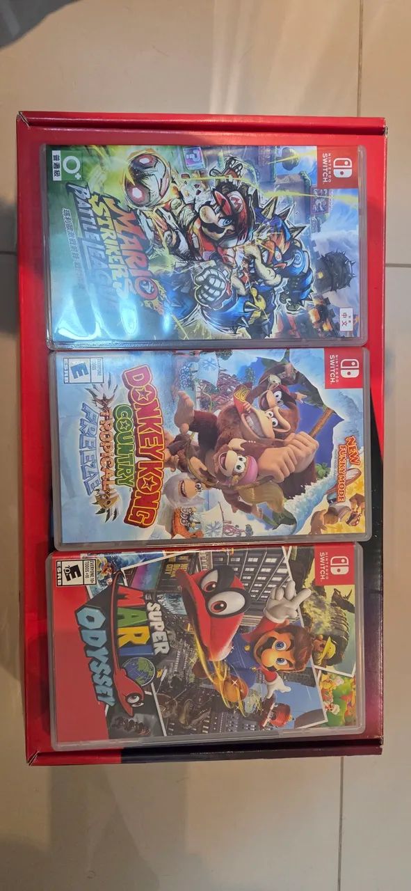 Nintendo Switch + 3 jogos - Foto 3