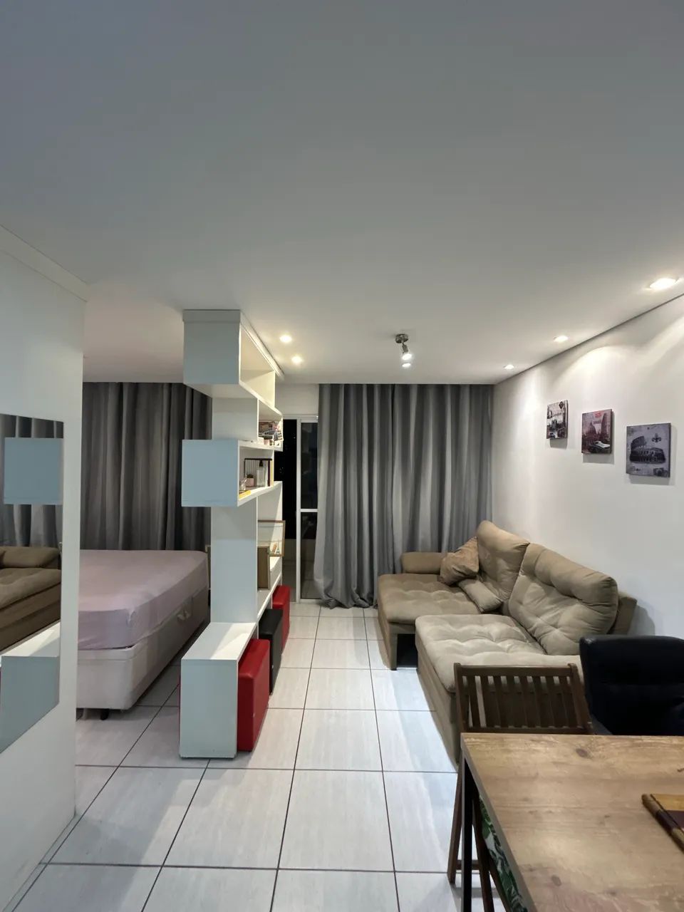 Apartamento Studio Mobiliado e com Vaga de Garagem - Foto 4