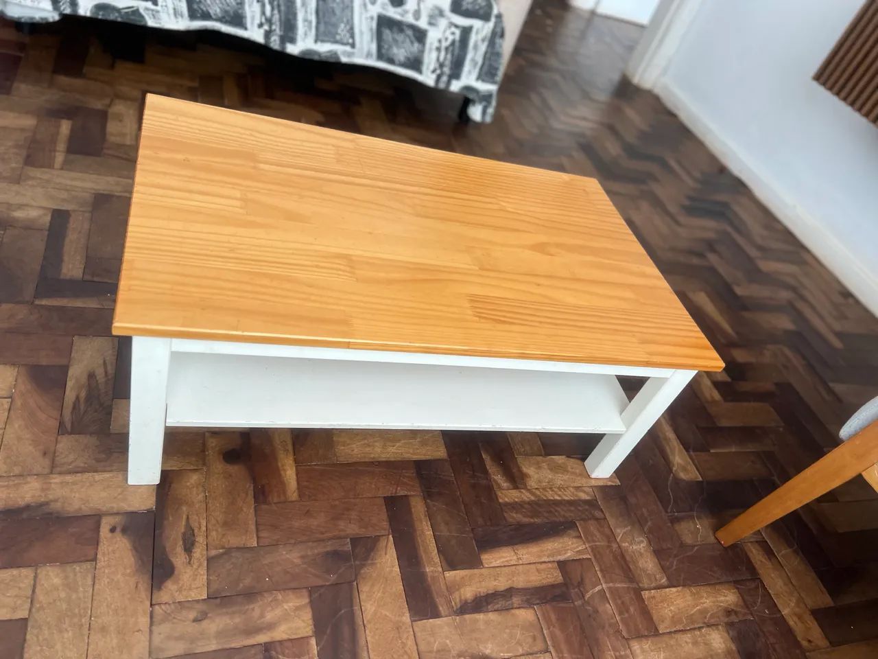 Mesa de centro + cadeira de madeira  - Foto 2