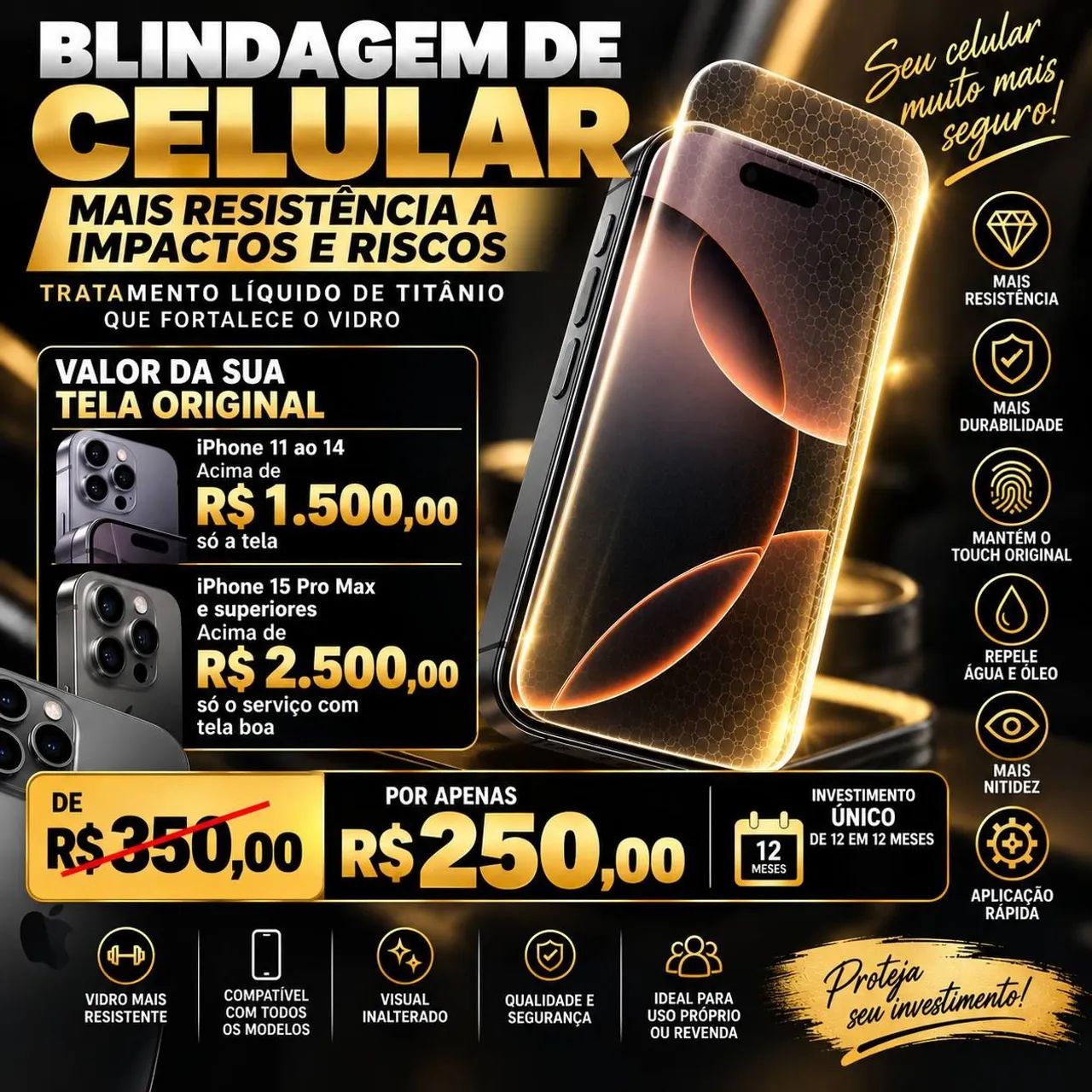 Blindagem de Celular  - Foto 2