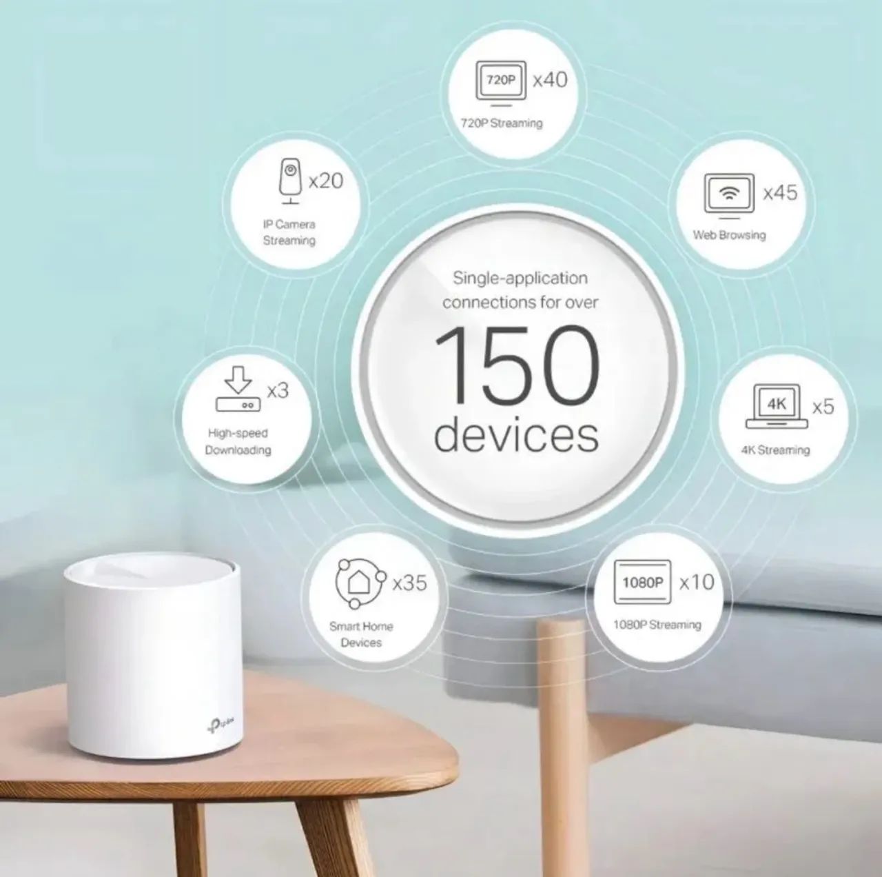 Roteador TP-Link X60 AX5400 - Foto 5