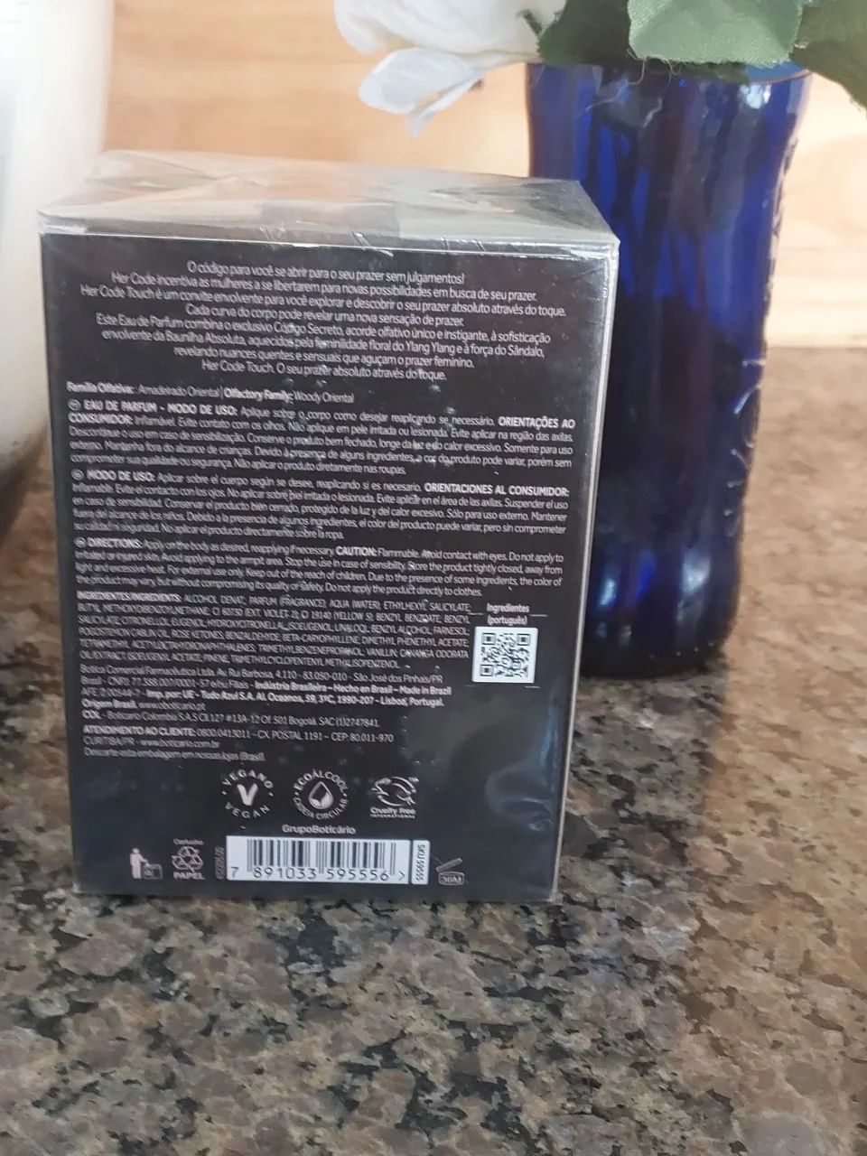 Perfume Hercode Touch 50ml lacrado - O boticário  - Foto 4