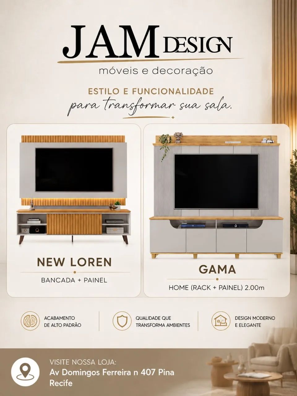 Rack para tv 
