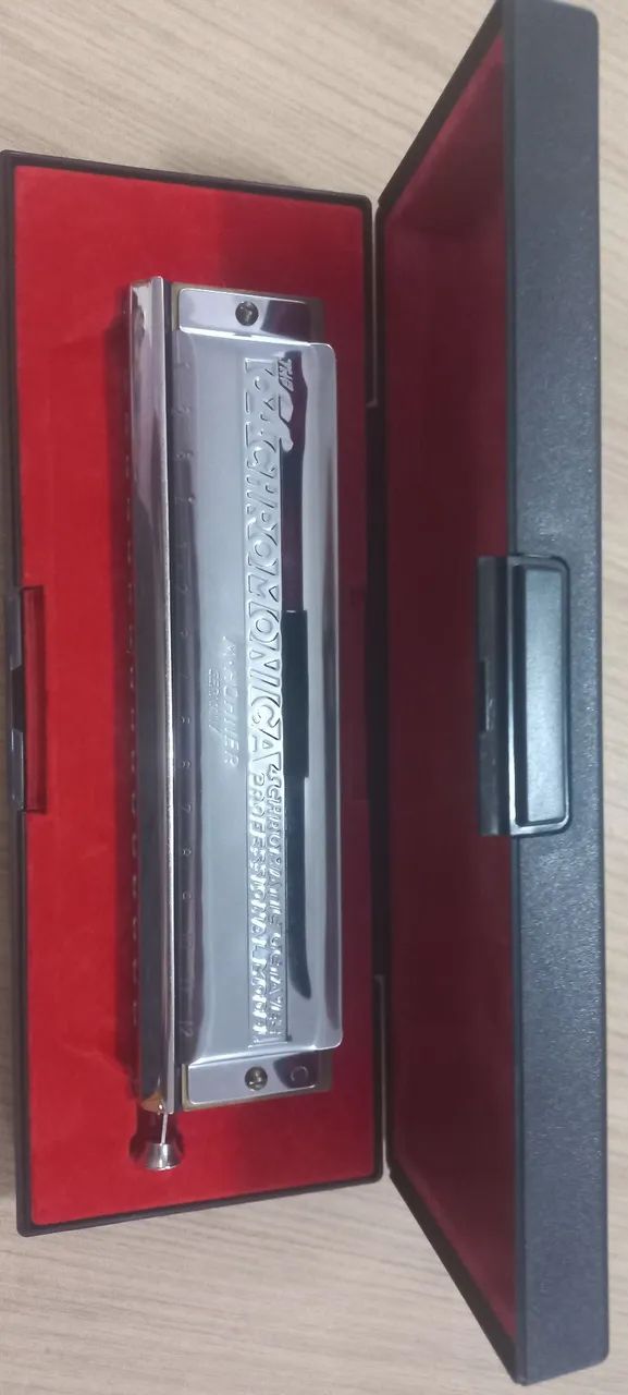 Gaita Cromatica Hohner 64 Vozes baixei