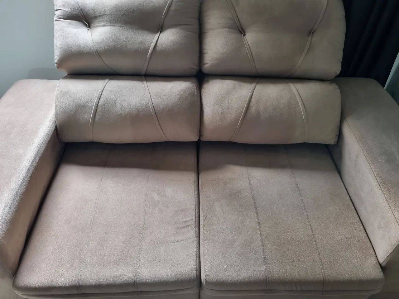 Sofá 2 lugares reclináveis novo - Foto 5