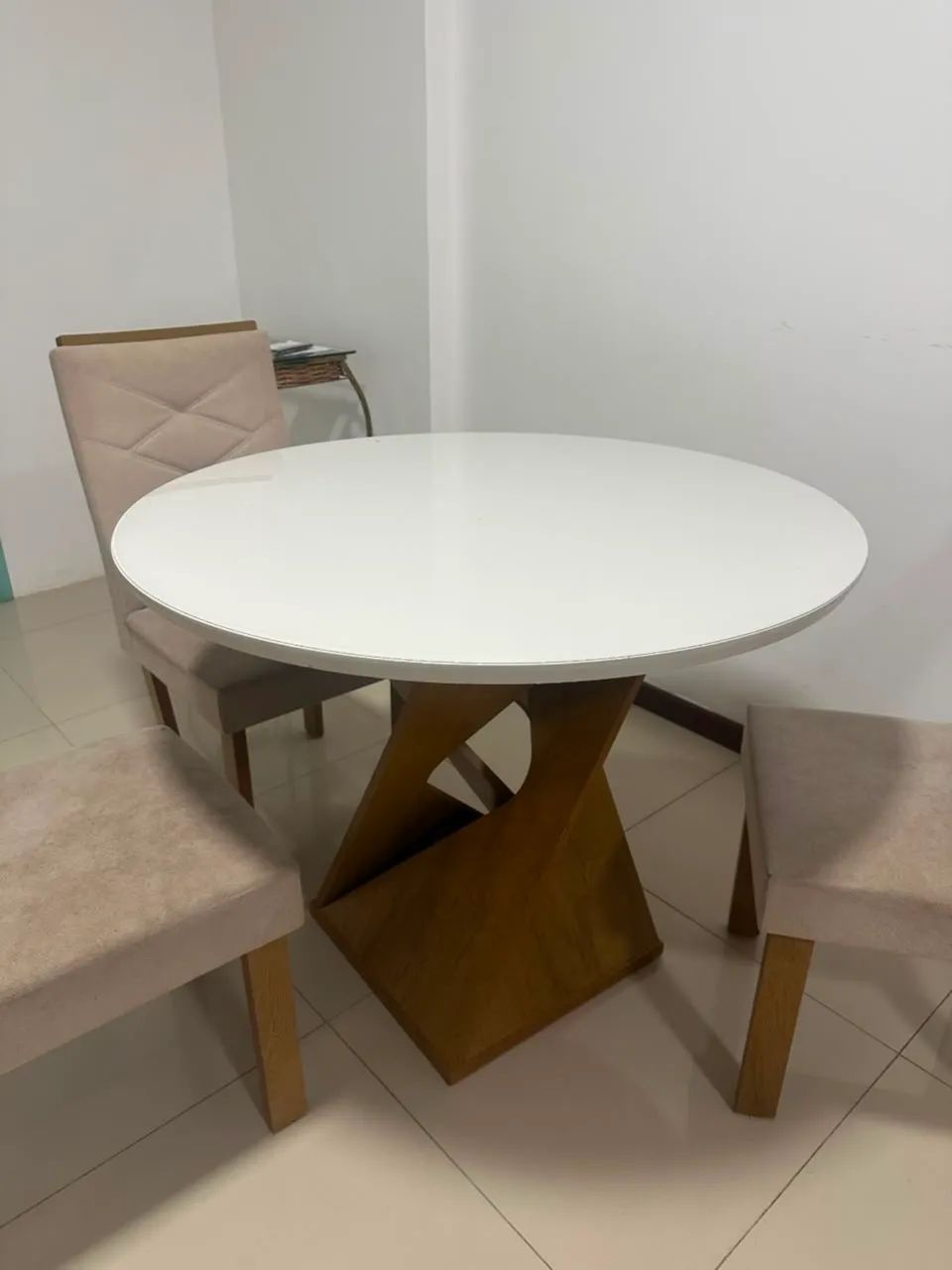 Mesa de jantar tampo de vidro  - Foto 3