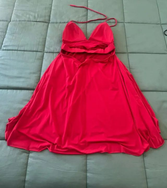 Vestido Vermelho Midi de Festa  - Foto 2