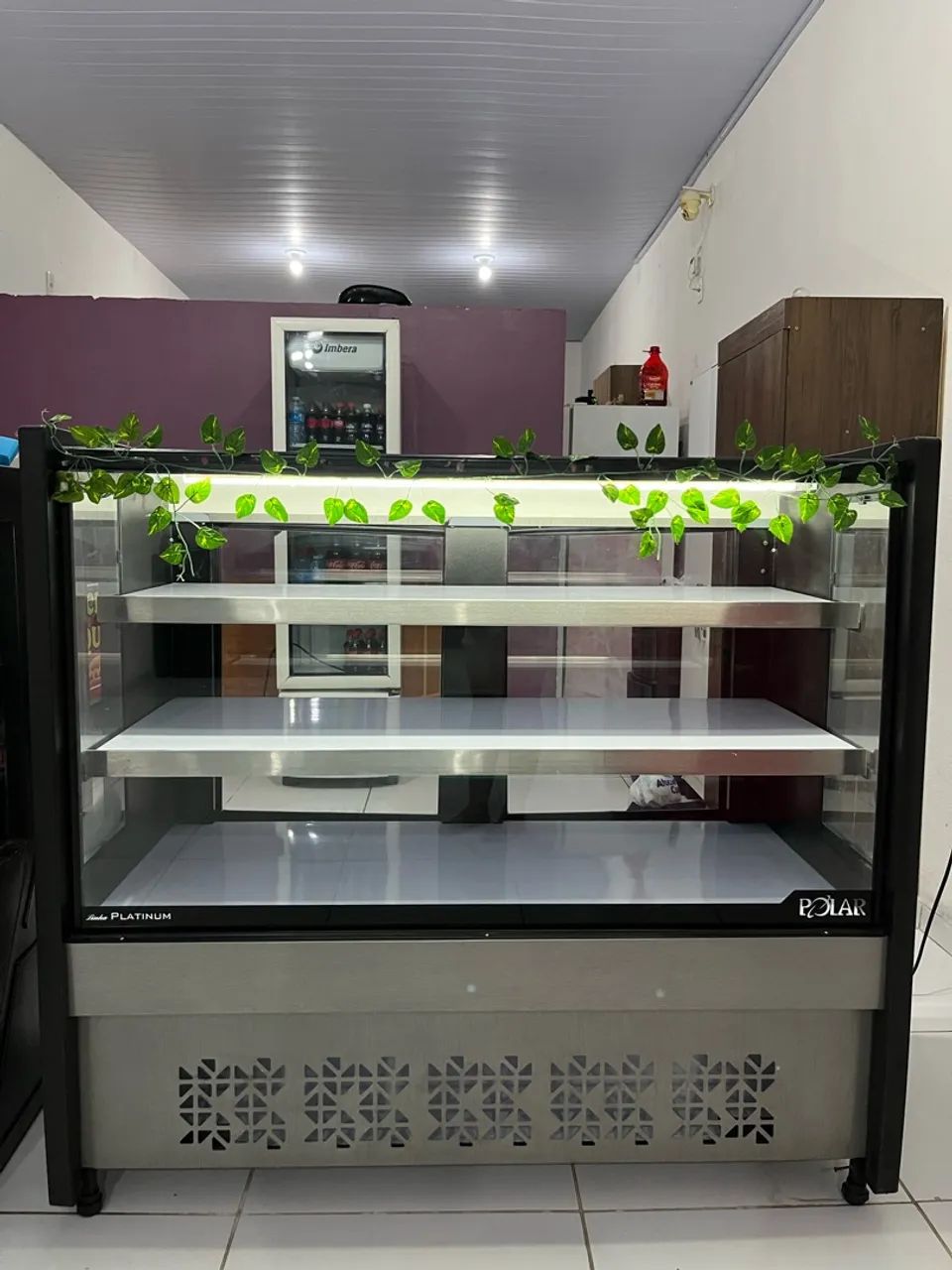 Balcão Natural com led 