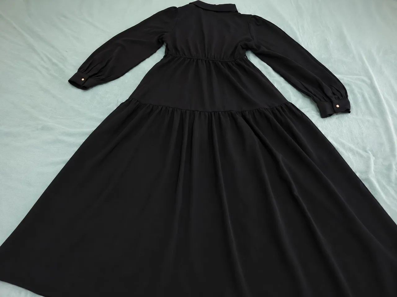 Vestido preto longo festa (G) - Foto 3
