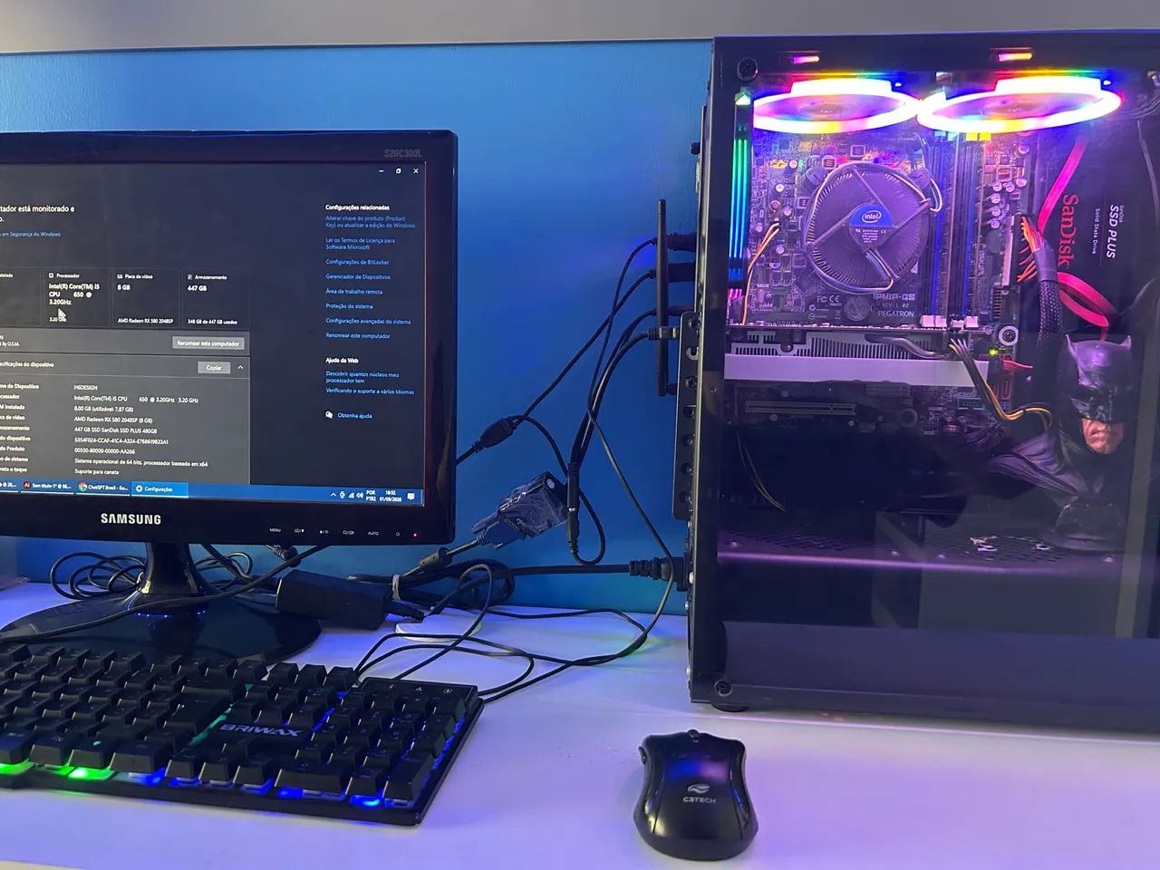 PC Gamer-Montado Turbo.  PREÇO DESAPEGO!! - Foto 4