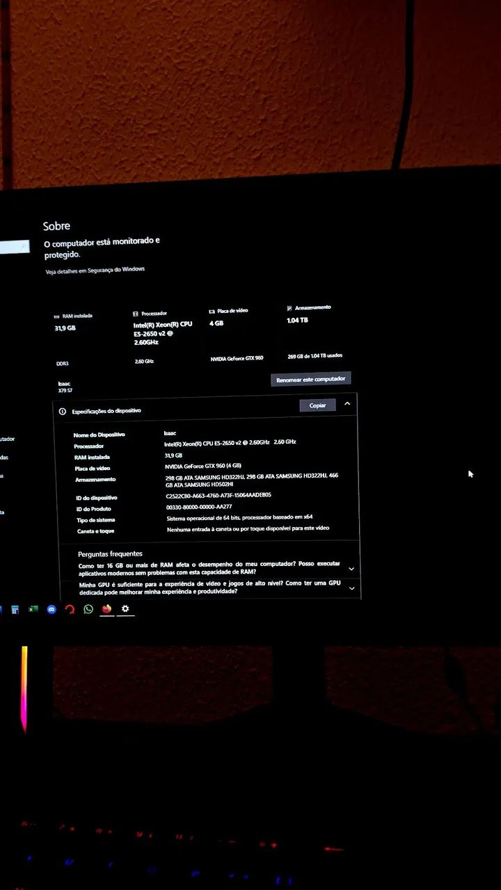 Kit completo - PC Gamer 32GB de Ram + Acessorios - Foto 5