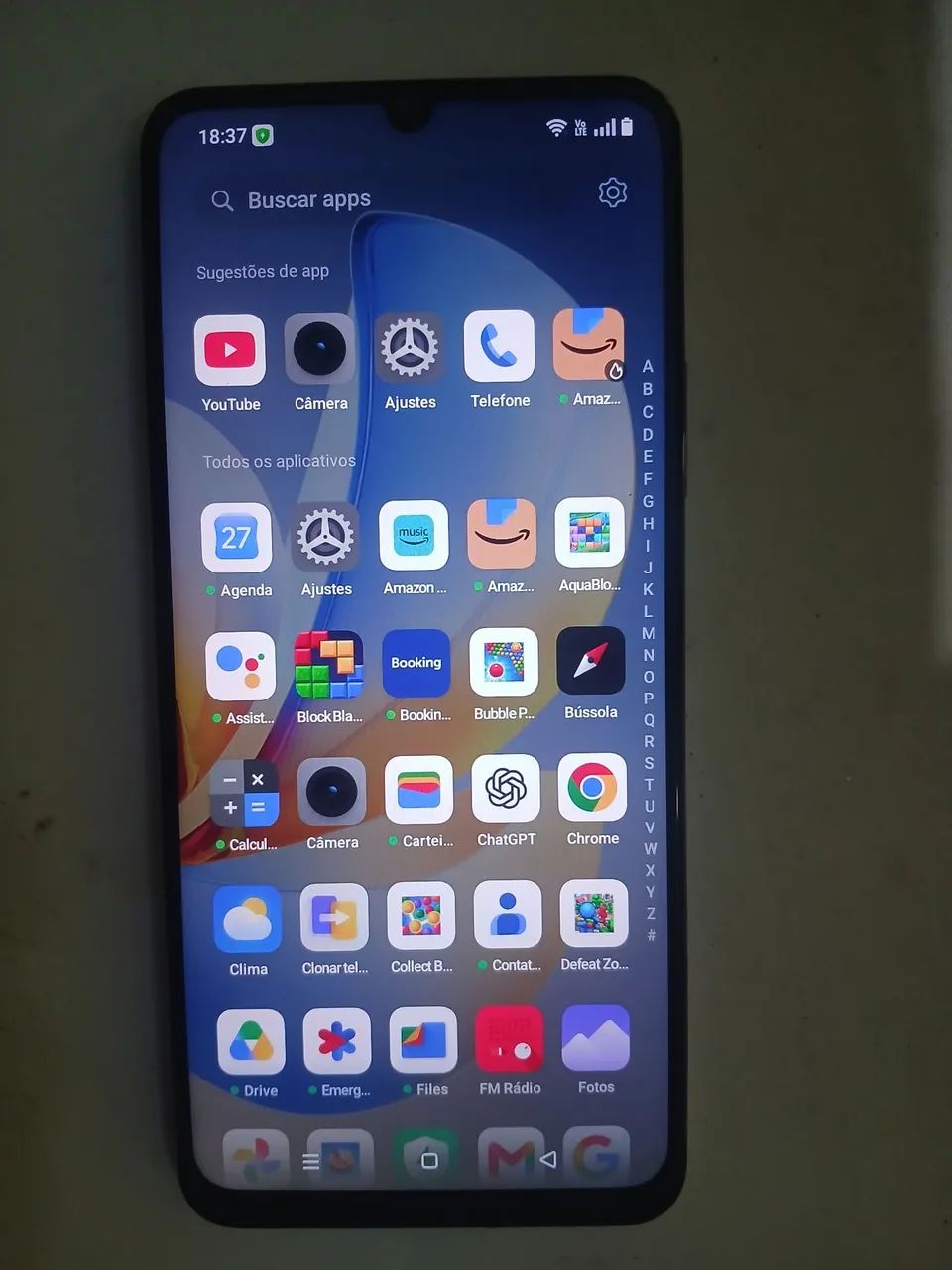 Celular top de linha. ( realme ) s.novo  - Foto 4