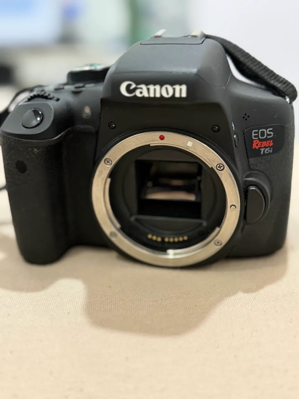 Canon T6i com 2 Lentes, Flash e Acessórios