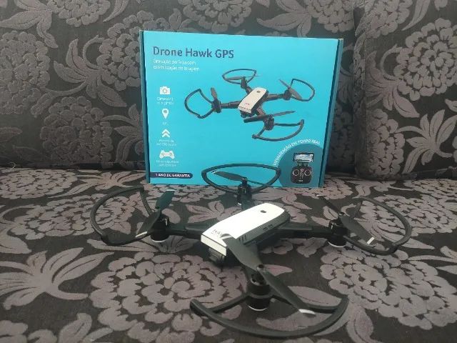 Drone Original Multilaser Hawk Es257 Preto Hd 2.4ghz 1 Bateria (Usado) - Foto 5