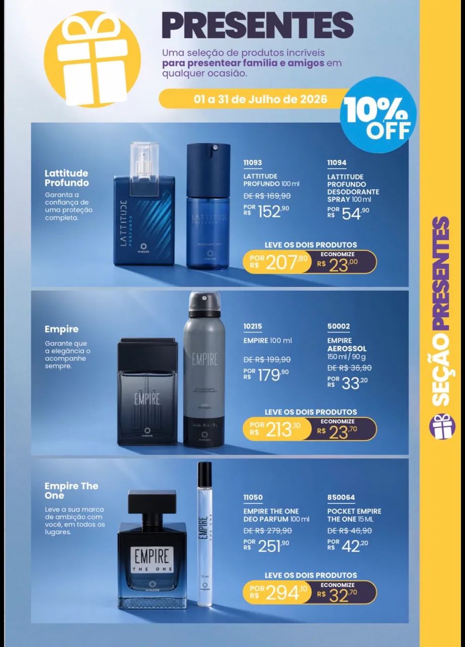 Presente Dia dos Pais | Perfumes Hinode Originais - Foto 5