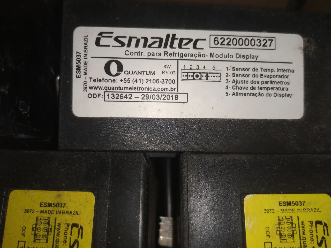 CONTROLADOR TEMP CERVEJEIRA ESMALTEC