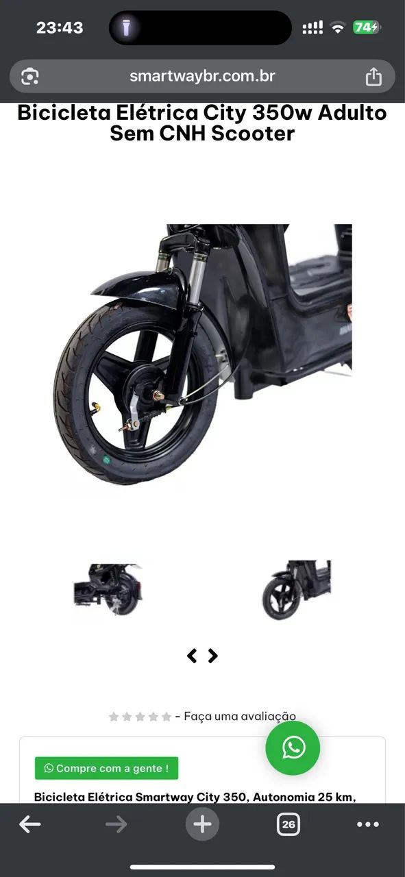 Scooter elétrica x500W autopropelido - Foto 4