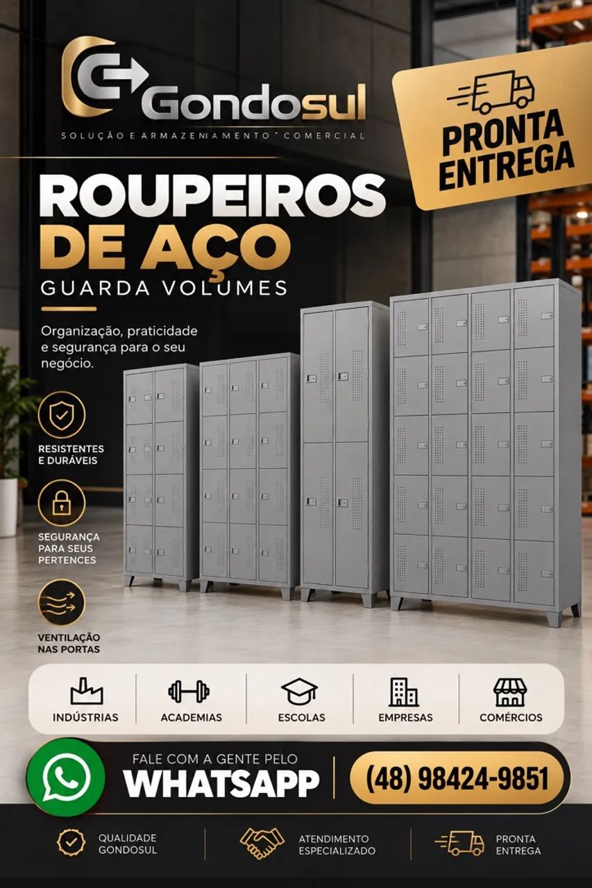 Armario de aço/ Guarda Volumes