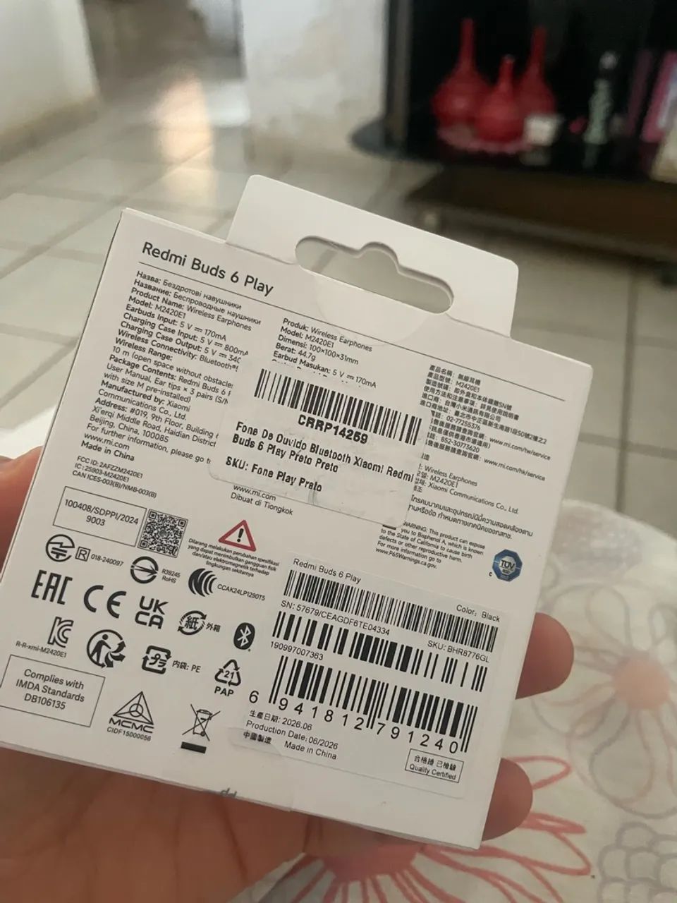 Fone redmi Buds 6 play  - Foto 2
