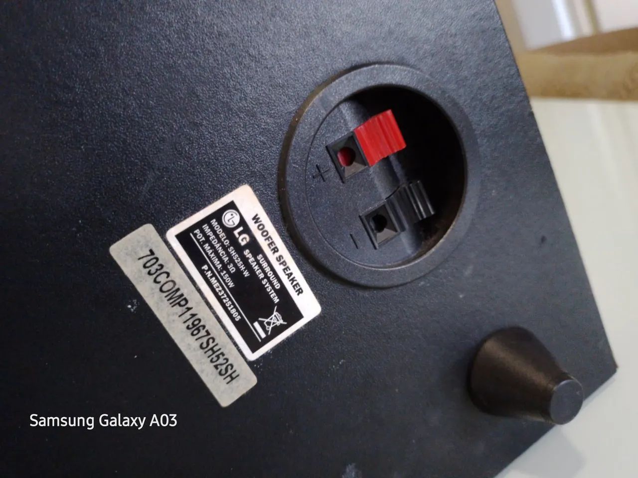 Subwoofer passivo da LG  - Foto 5