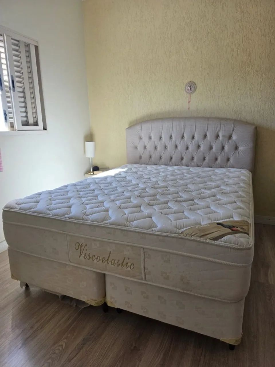 Cama Box King Koil Completa + Cabeceira