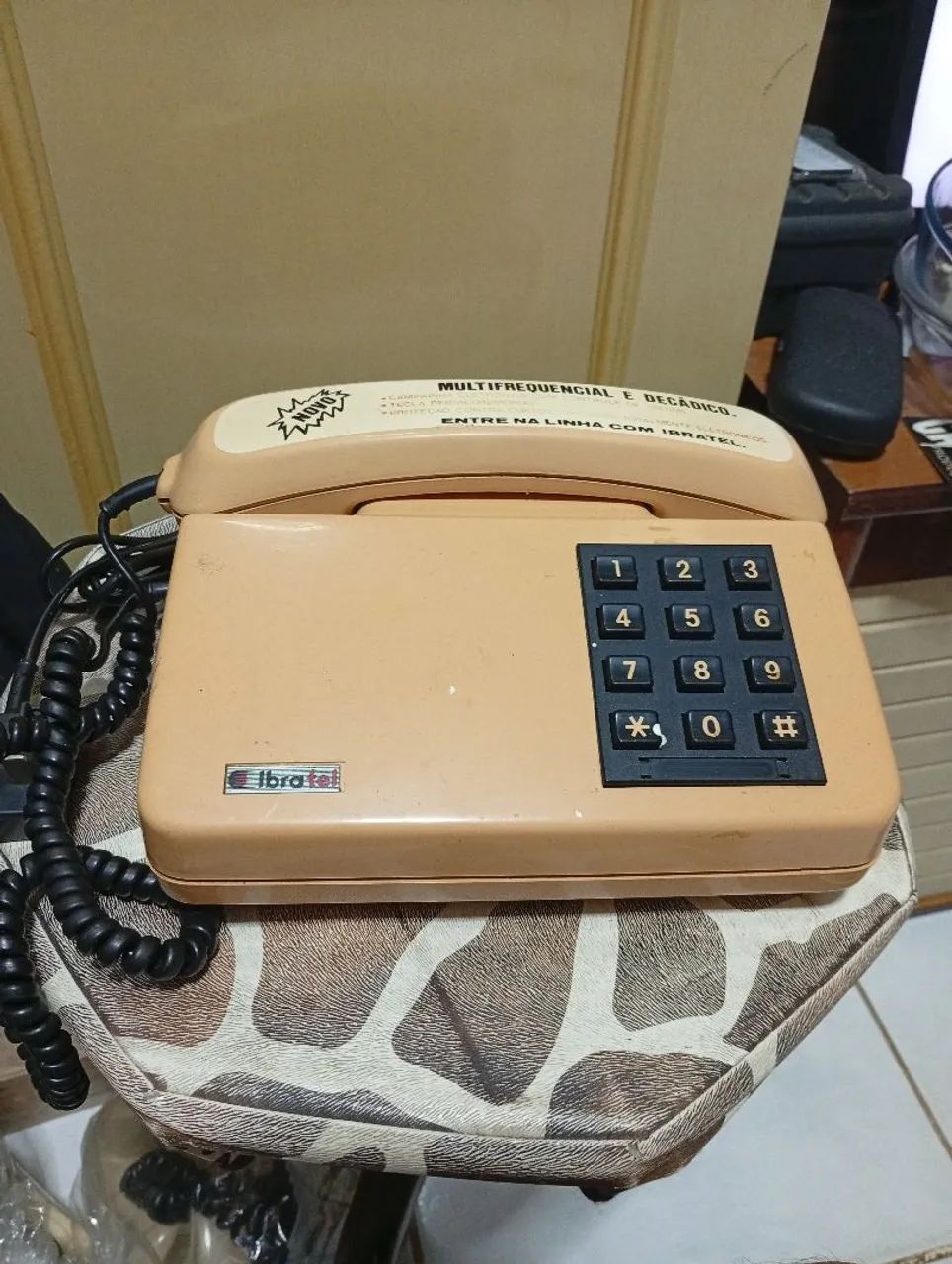 Vendo aparelho de telefone fixo antigo Ibratel 