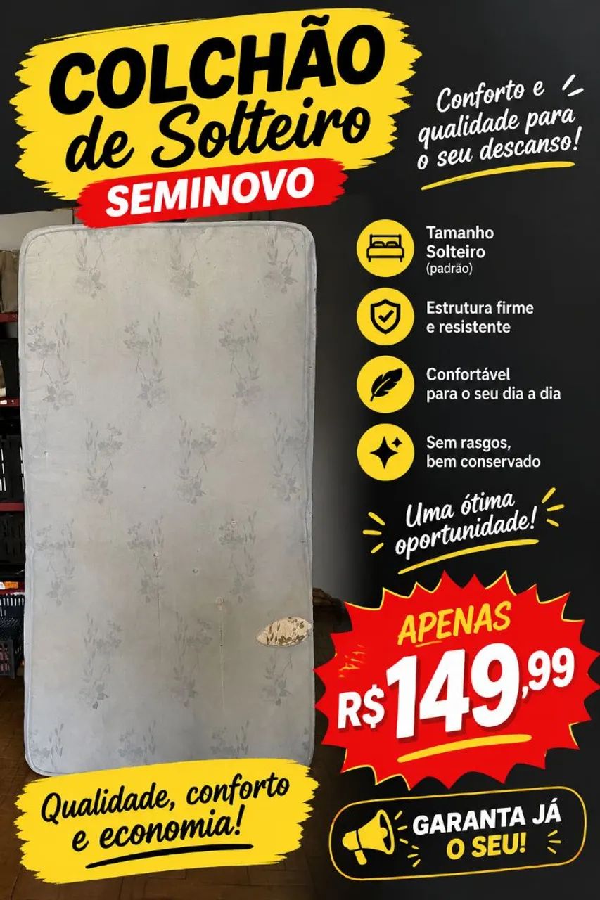 Colchão Solteiro 