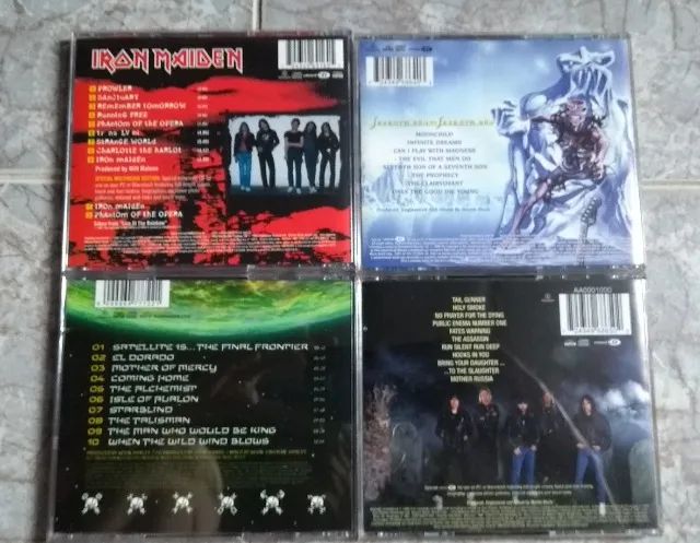 Kit 4 Cds ORIGINAIS IRON MAIDEN SEMINOVOS - Foto 2