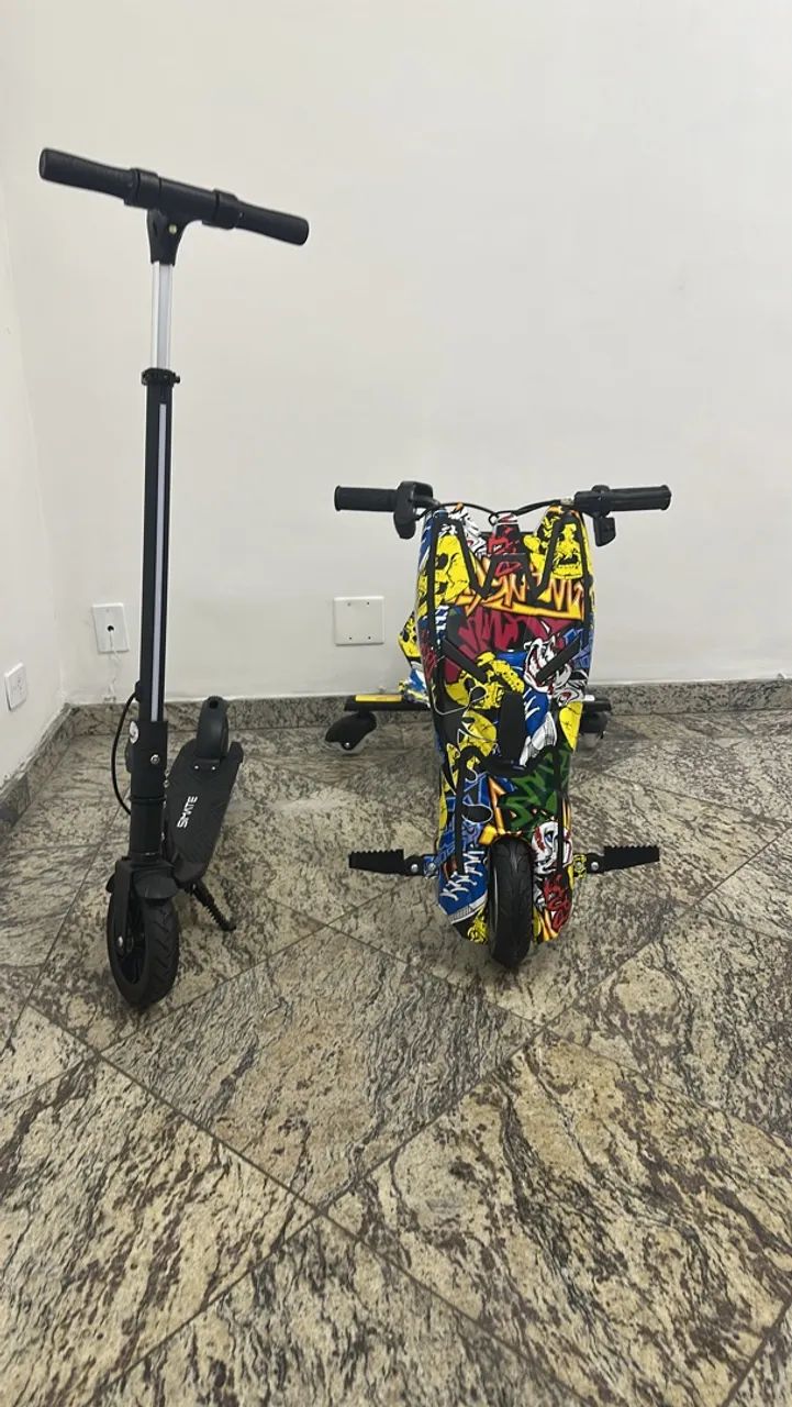Patinete elétrico 3 velocidades 