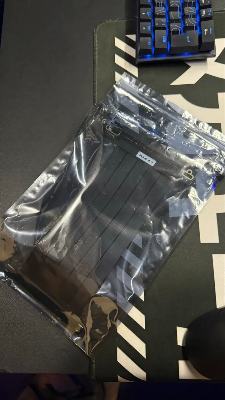 Cabo riser PCI-E 3.0 + Suporte vertical angulado para GPU - Foto 4