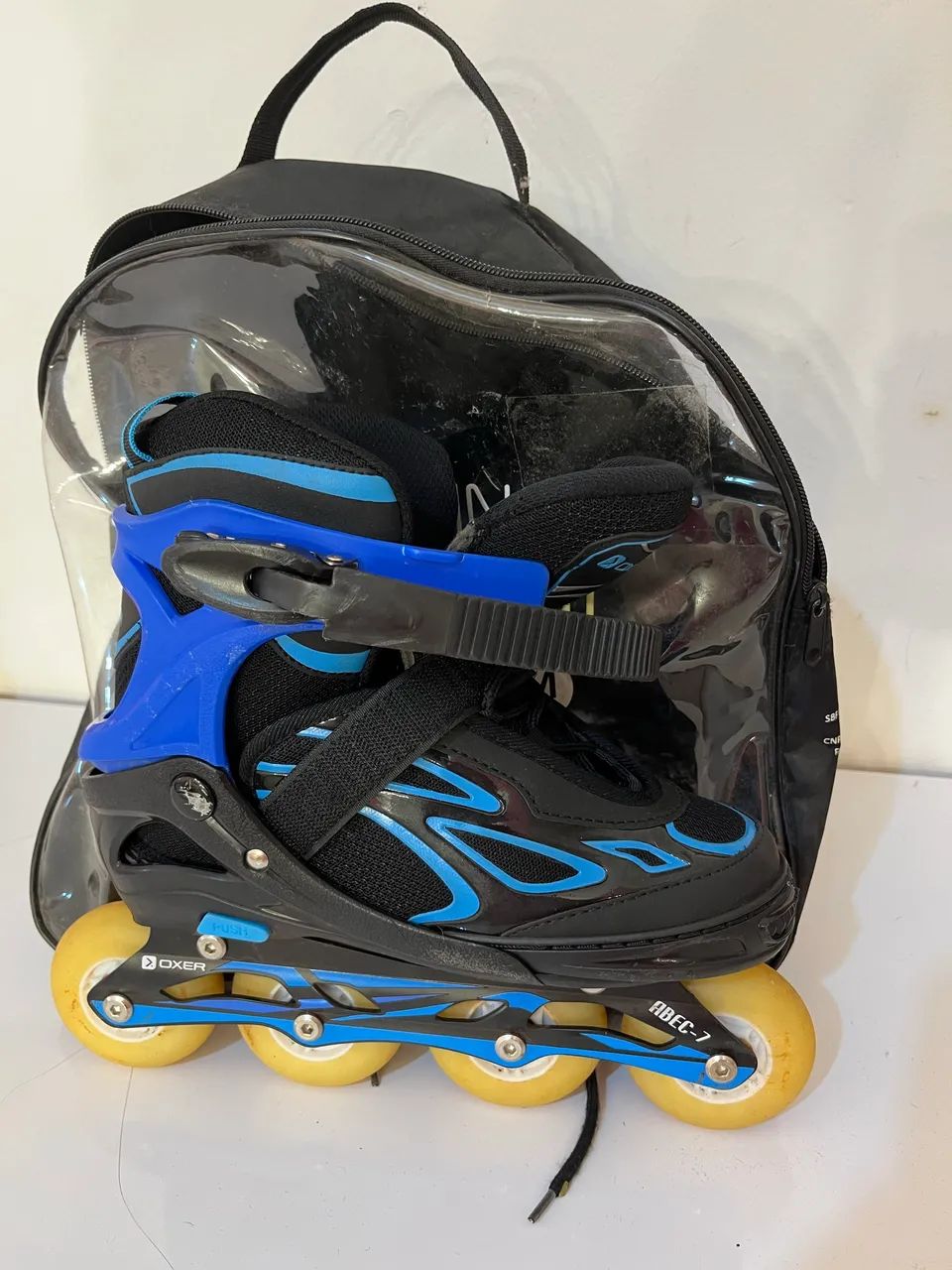 Patins Oxer Light - In Line - Fitness - ABEC 7 - Ajustável - tamanho 33 ao 36 - Foto 3