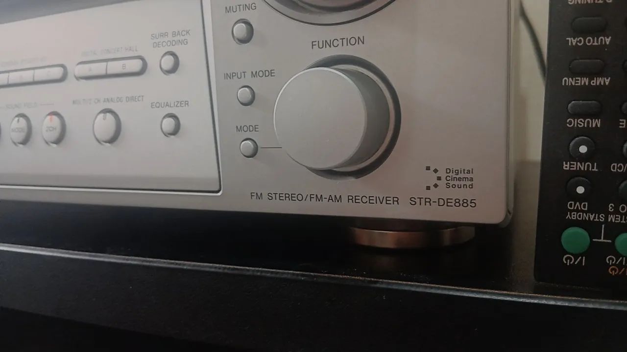 Receiver Sony STR DE 885 Com Controle.  - Foto 2
