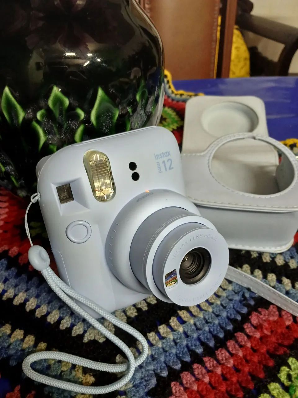 Câmera instax mini 12 azul