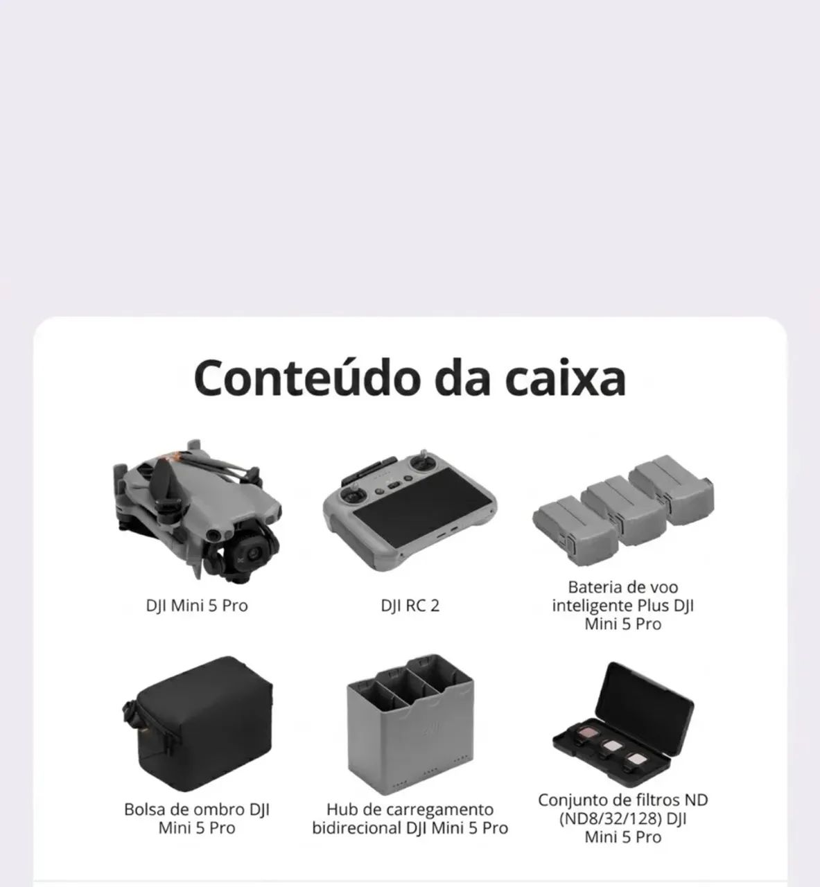 Drone Dji Mini 5 Pro Fly More Combo Plus (com Tela) - Foto 4