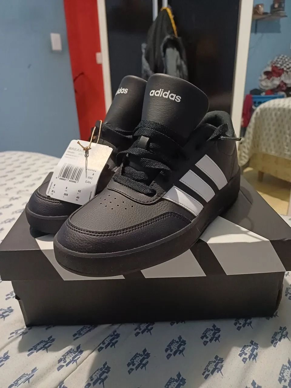 TENIS ADIDAS BREAKNET PRETO - Foto 3