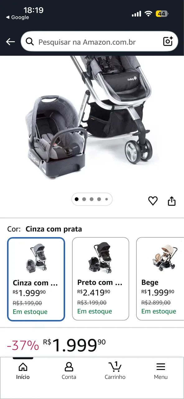 Conjunto de carrinho safety - Foto 4