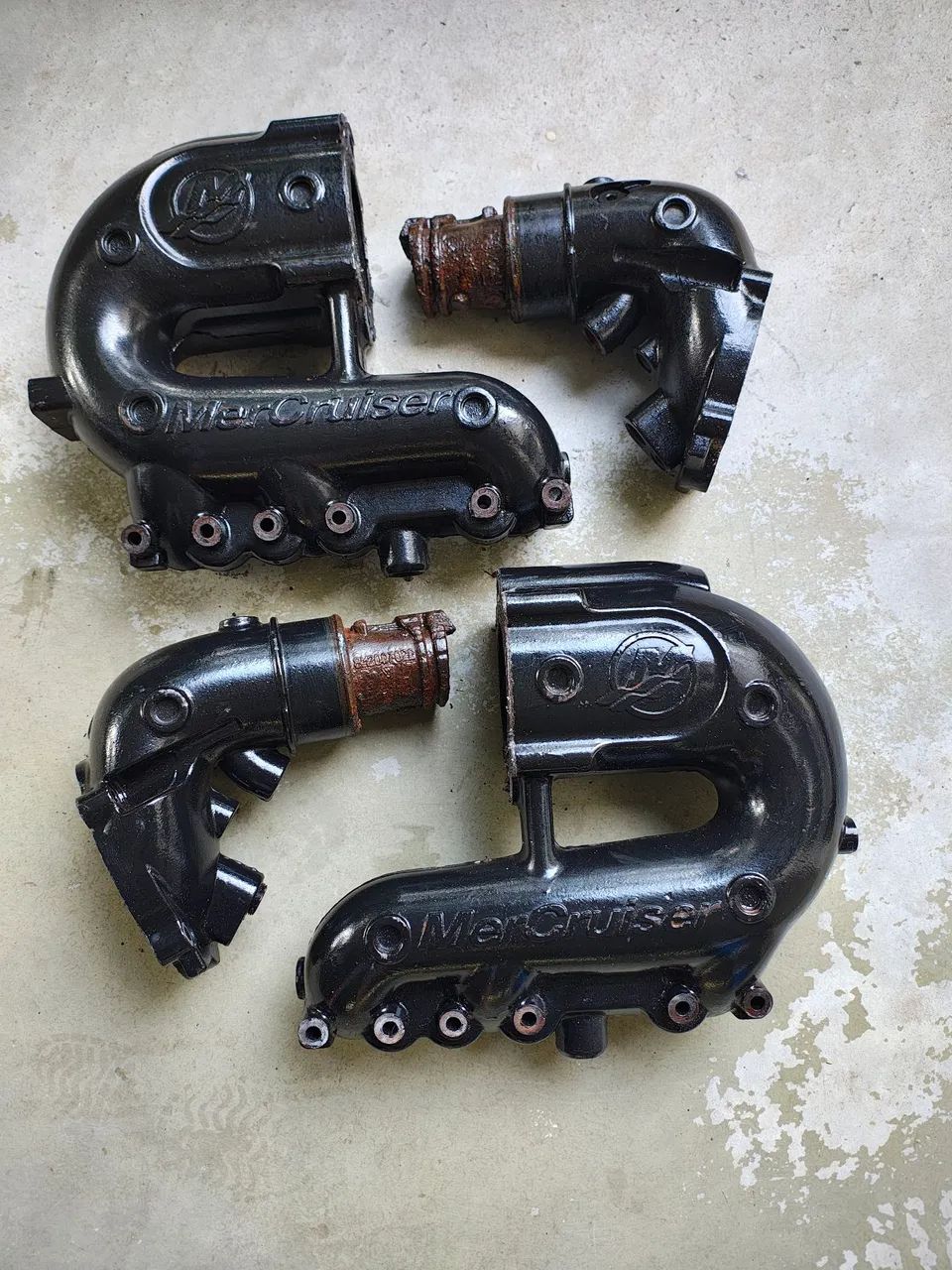 Muflas e Riser Mercury 4.5L