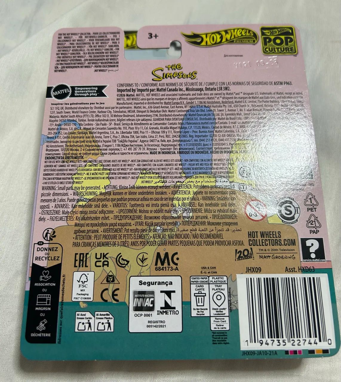 Hot Wheels Simpsons