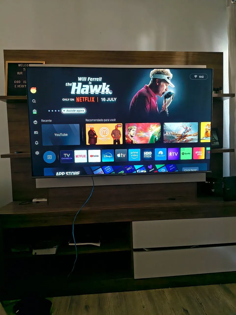 Smartv Led Hisense De 60  polegadas  4k  - Foto 2