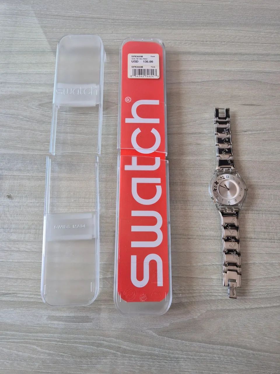 Relógio Swatch Feminino prata - Foto 3