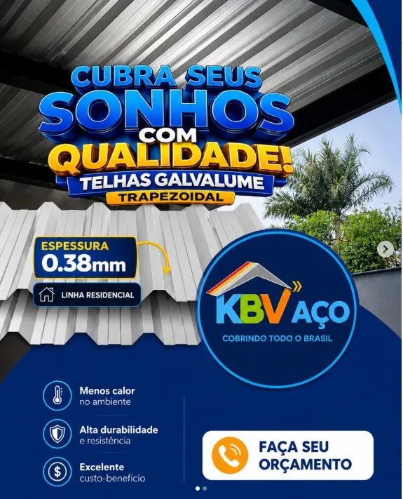 telhas gavalume