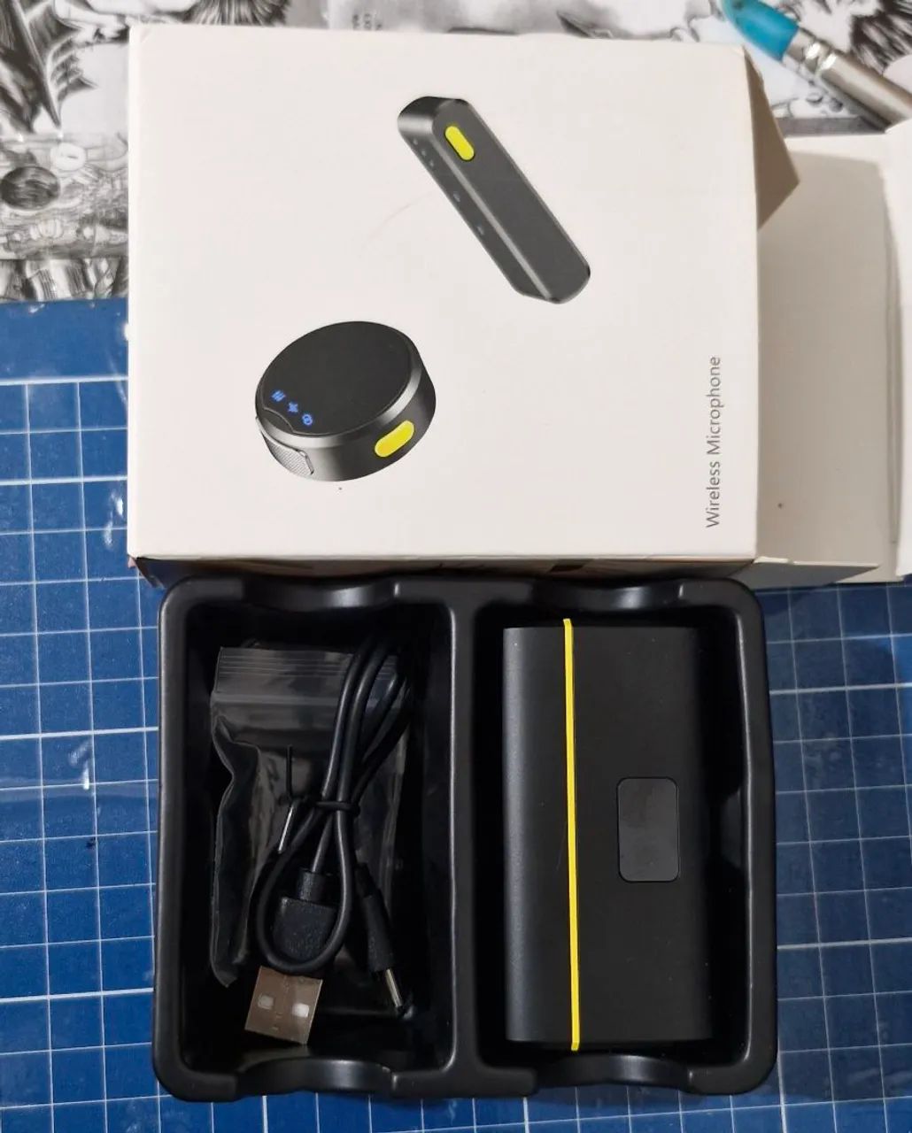 Microfone sem fio Lavalier -  NÃO ENTREGO! - Foto 2