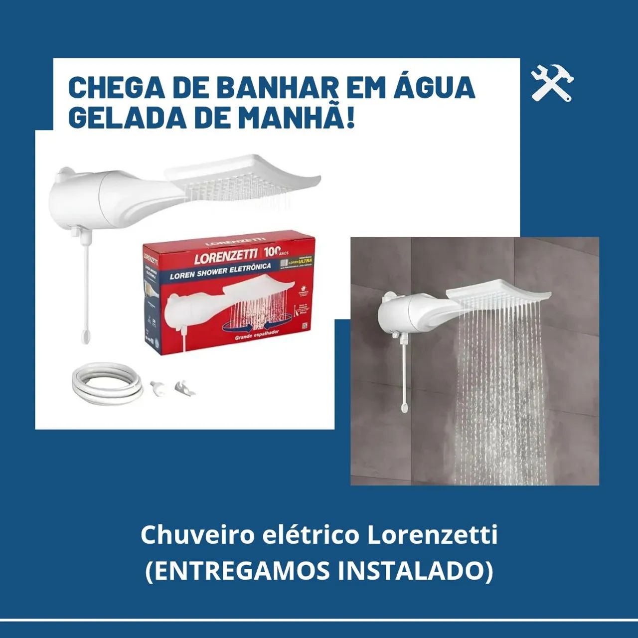 CHUVEIRO ELÉTRICO JÁ INSTALADO