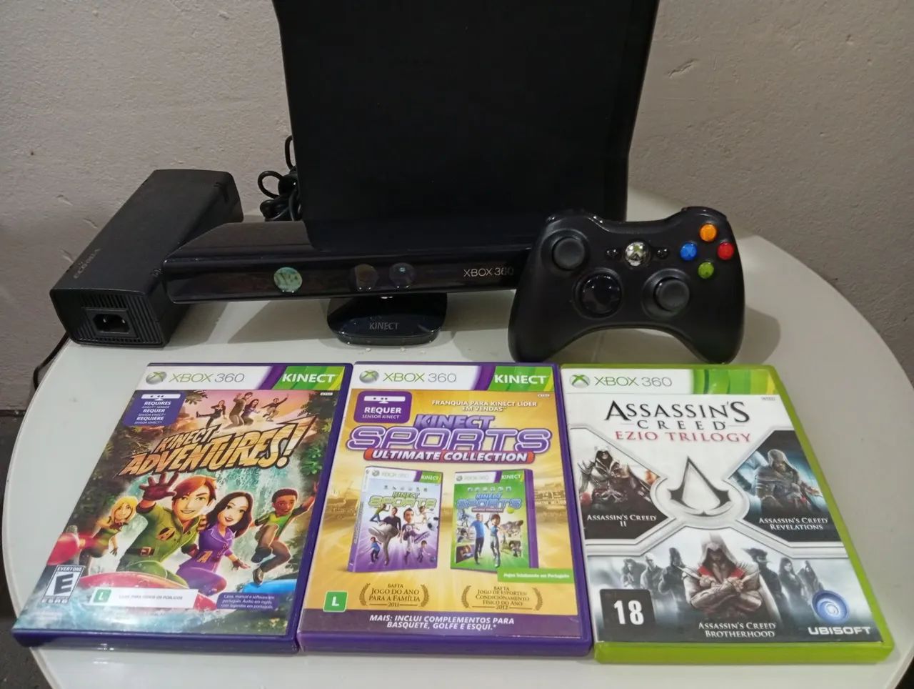 Xbox 360 original completo com KINECT - Foto 2