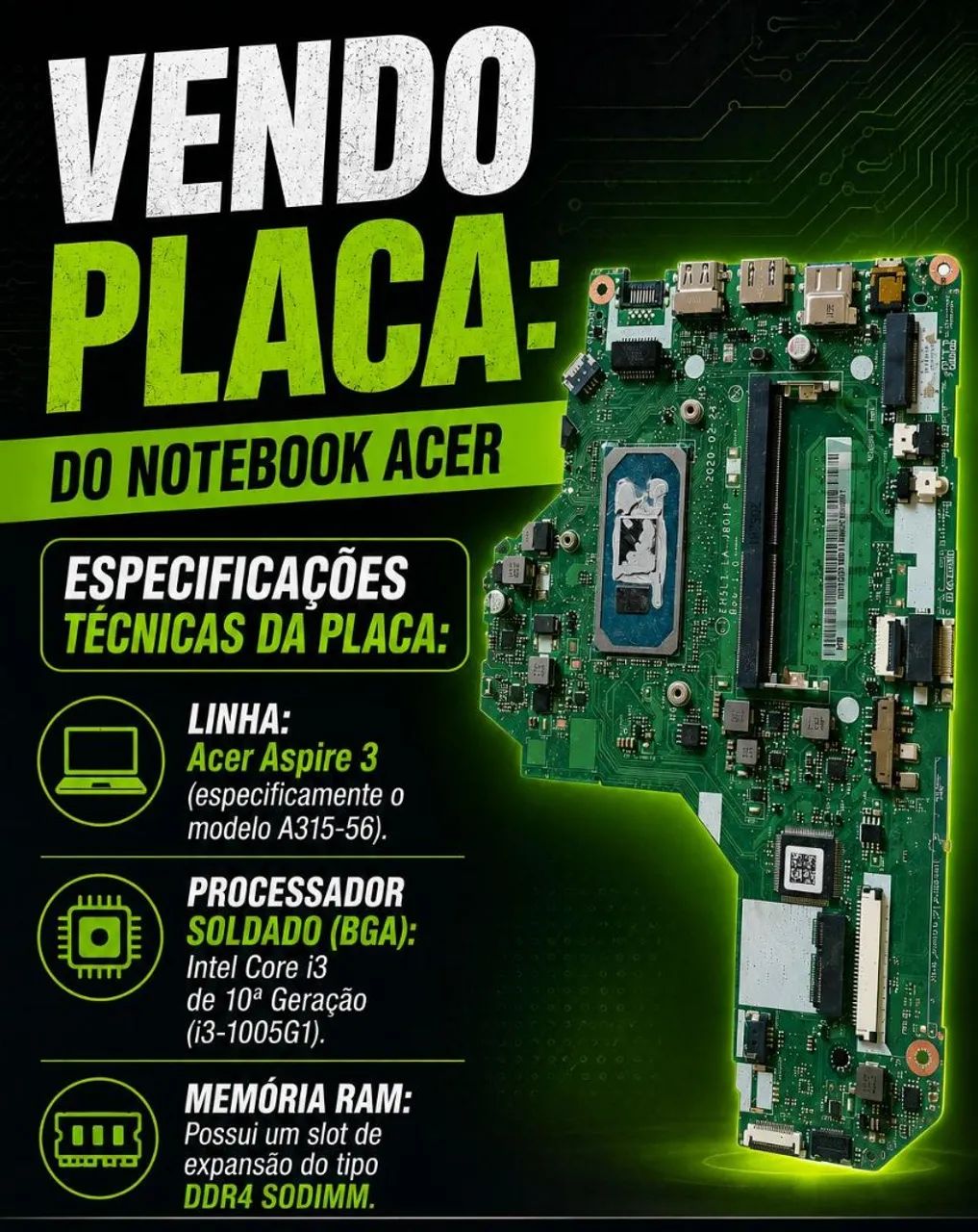 VENDO PEÇAS DE INFORMÁTICA  - Foto 3