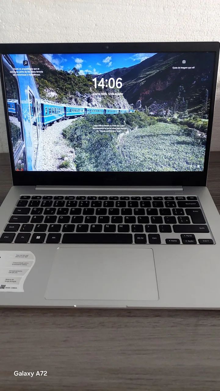Notebook Samsung galaxy book go processador QUALCOMM SNAPDRAGON 