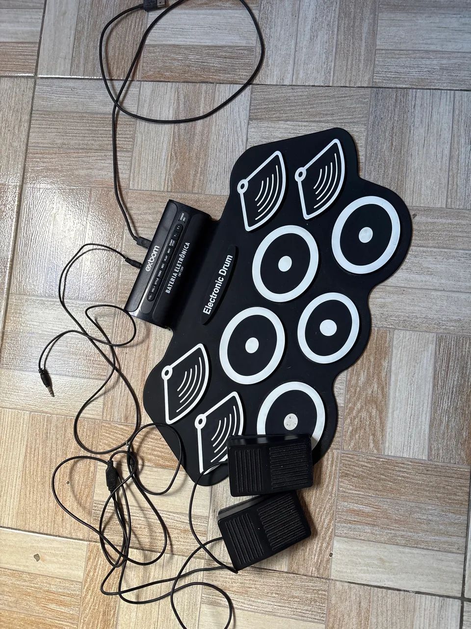 Bateria eletrônica EXBOM 