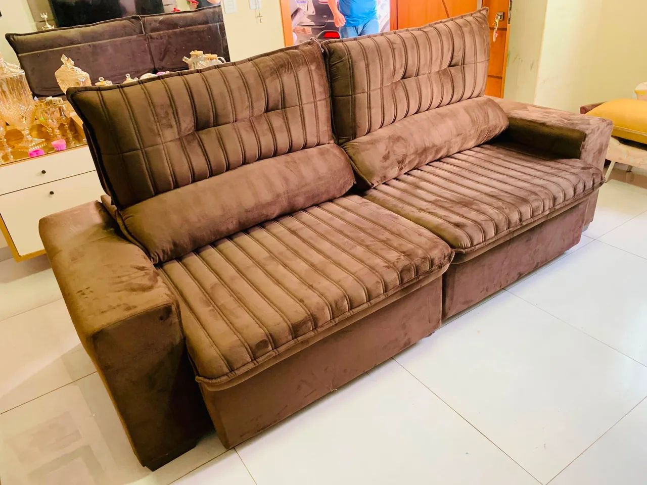 SOFA RETRÁTIL E RECLINÁVEL GRANDE 