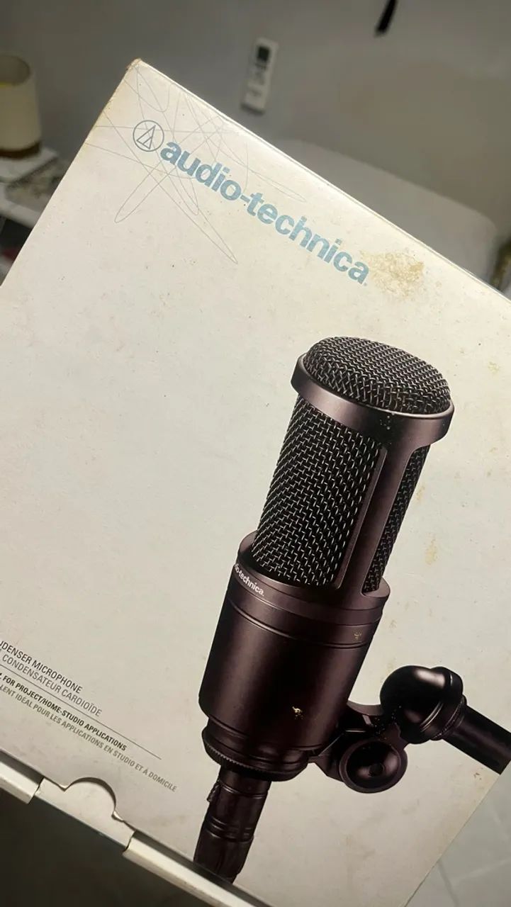 Microfone Audio-Technica AT2020  Microfone condensador cardioide 